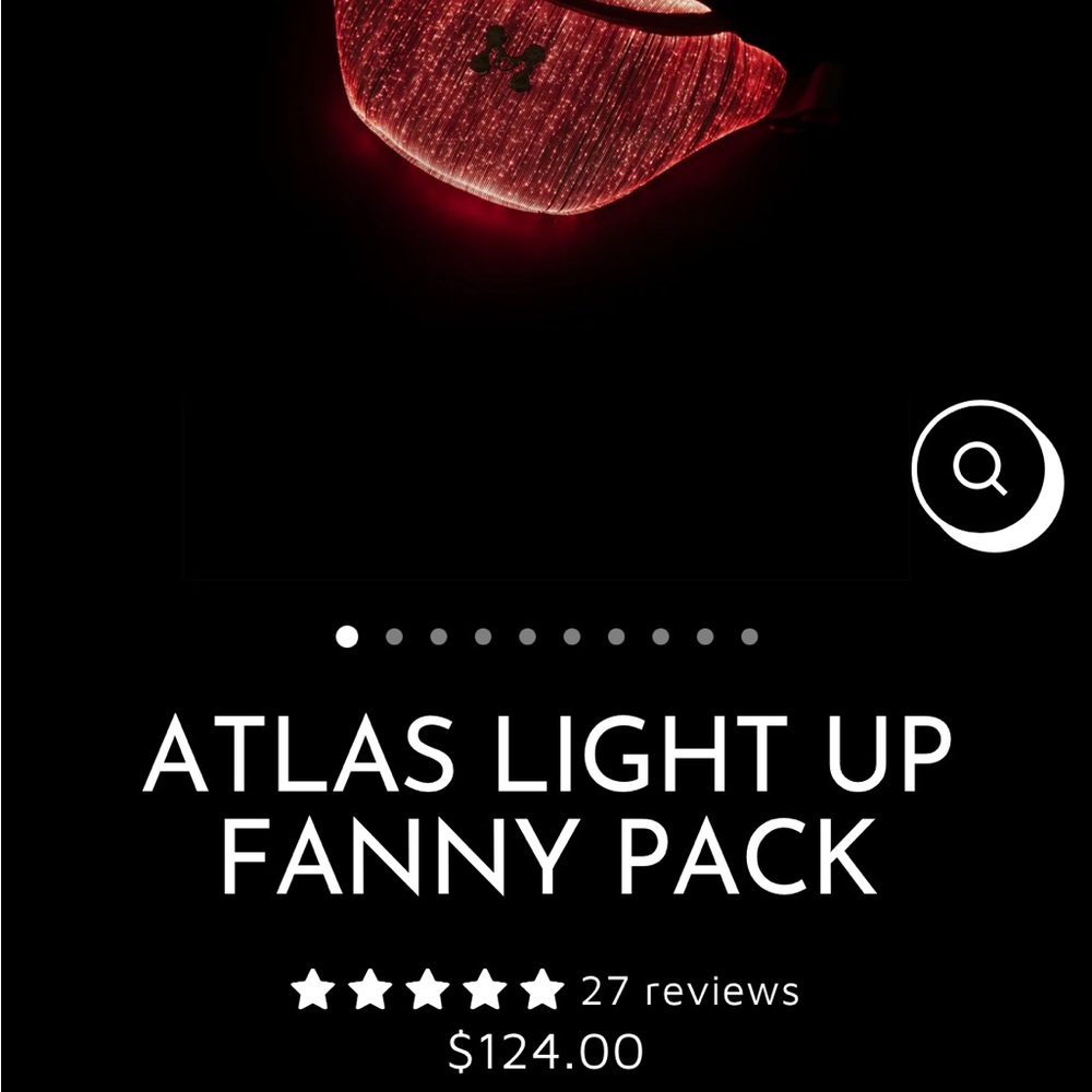 Atlas Light Up Fanny Pack